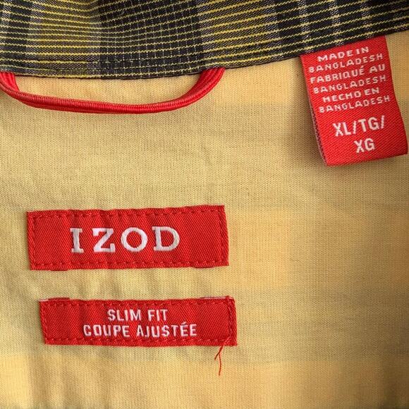 IZOD Slim Fit XL Plaid Button Up - Picture 6 of 9